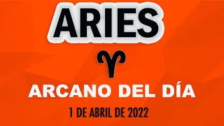 Arcano Del Día ♈ ARIES 1 DE ABRIL DE 2022 🌞 Tarot