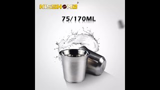 Stainless Steel coffee Nescafe Double Wall Thermo capsule coffee cup