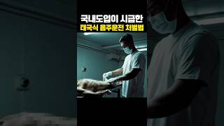 국내도입이 시급한 태국식 음주운전 처벌법