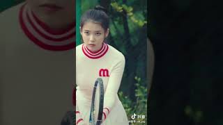 《IU》李知恩網球廣告性感影片   #shorts #iu #李知恩