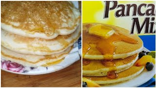 Pan cake  Recipe 🥮 Easy pan cake Recipe | Betty crocker pancake Mix | Eggless soft fluffy pancake |