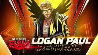 WWE RAW July 18, 2022 Logan Paul Returns Official Card