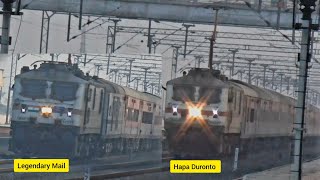 Legendary Mail Vs Hapa Duronto : 22945 Mumbai Central Okha Mail \u0026 12267 Mumbai Central Hapa Duronto.