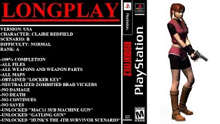 Resident Evil 2 [USA] (PlayStation) - (Longplay - Claire Redfield | Scenario B | Normal Difficulty)