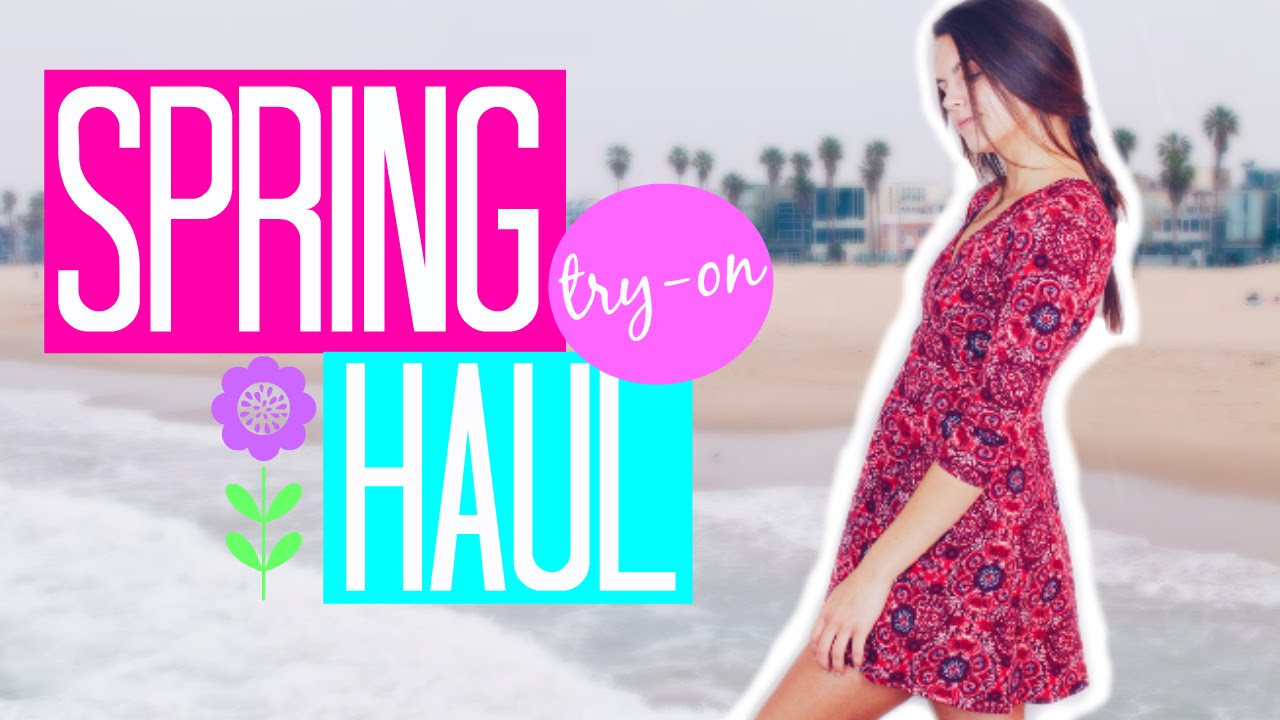 Spring Try On Clothing Haul Youtube