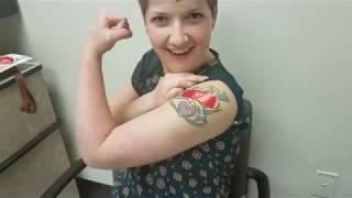 My CHPW: Meredith gets her flu shot