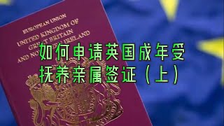 解析：如何申请英国成年受抚养亲属签证（上）#英国#英国移民#英国签证#英国亲属签证#英国工作#英国生活#留学英国#英国学生签证#英国成年受抚养亲属签证