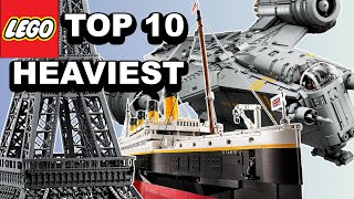 10 HEAVIEST LEGO Sets In The WORLD!