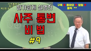 (사주명리학강의) (9-9강)통변의 어려움을 겪는 분들을 위한 통변방법 : 사주상담은 이렇게 하여야 한다.