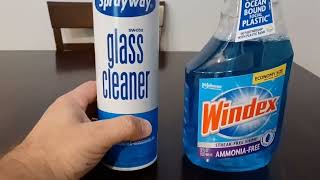 Sprayway Vs Windex Glass Cleaner