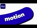 Minimal Line Motion Graphics Text Animation in After Effects - After Effects Tutorial | No Plugins
