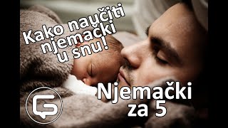 Kako naučiti njemački jezik u snu!