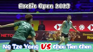 Ng Tze Yong 黄智勇 VS Chou Tien Chen 周天成  R16 | Arctic Open 2023