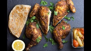 Indian Marinade Roasted Chicken دجاج محمّر بالتتبيلة الهندية