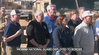 Indiana National Guard deployed to the Texas border to help with security