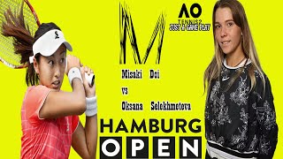 Misaki  Doi   vs   Oksana  Selekhmeteva | 🏆 Hamburg Open  (18/07/2022) 🎮