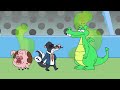 Boy Gets Slimed!  Boy & Dragon  Cartoons for Kids  WildBrain Zoo