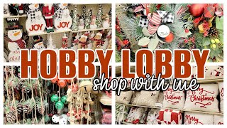 HOBBY LOBBY SHOP WITH ME CHRISTMAS 2024 || ROBIN LANE LOWE