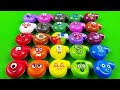 Numberblocks - Looking All Clay with Whistle, Carrot, Ice Cream..Mix Coloring! Satisfying ASMR Video