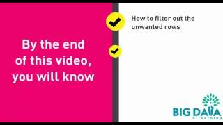 Filtering the Data : How to Filter the data in pig