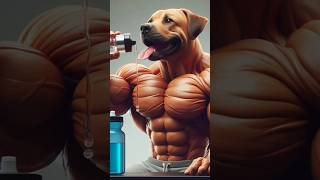 Bodybuilder muscle dog 🐕#dog #viraldog #viralshorts