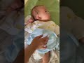 【生後2か月】進化した踏ん張り術（しゃっくりしながら） 赤ちゃん how to put out an evolved poop baby shorts