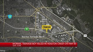 Woman, teenage boy killed in SJ head-on crash