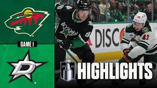 NHL Playoff Highlights | Wild vs. Stars | Round 1 Gm 1 | April 18, 2026