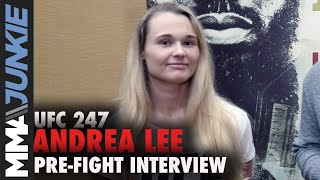 UFC 247: Andrea Lee full pre-fight interview