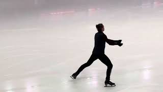 2025 European Championships Deniss Vasiljevs free program practice 01/02/2025