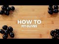 How to Pit Black Olives