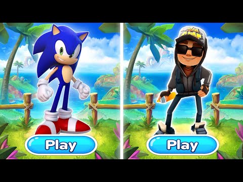 Sonic Dash Vs Subway surfers – Película Sonic Vs All Boss Zazz Egman – Todos los 97 personajes desbloqueados