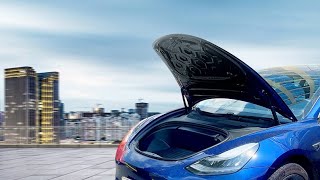 פתיחת מכסה מנוע חשמלי טסלה 2021 Model 3 Power Frunk V4.3