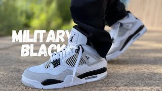 They Did It! Jordan 4 Military Black Review \u0026 On Foot