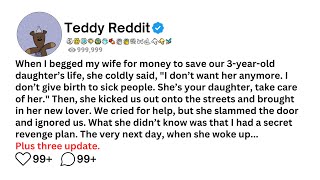 When I begged my wife for money to save our 3-year-old daughter’s life, she coldly said, \