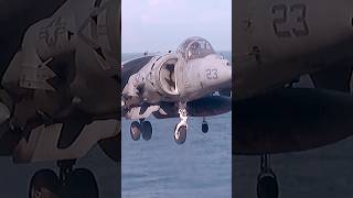 AV-8B Harrier landing vertically #shorts #short