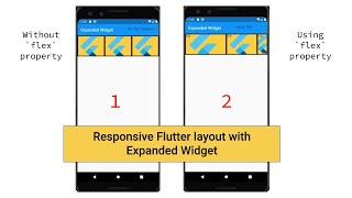 Responsive Flutter layout with Expanded Widget