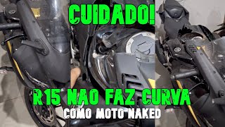 Yamaha R15 - Como fazer curvas com a R15 #r15 #r15v3