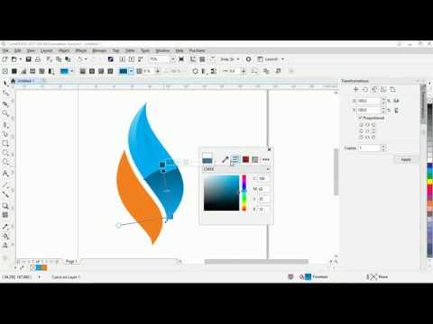 Belajar Membuat Logo Di Coreldraw - YouTube