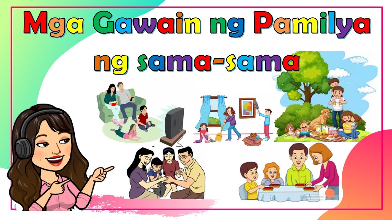 Mga Kasapi Ng Pamilya Worksheets For Grade 1