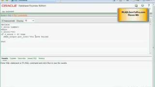 Oracle PL/SQL - IF THEN Statement