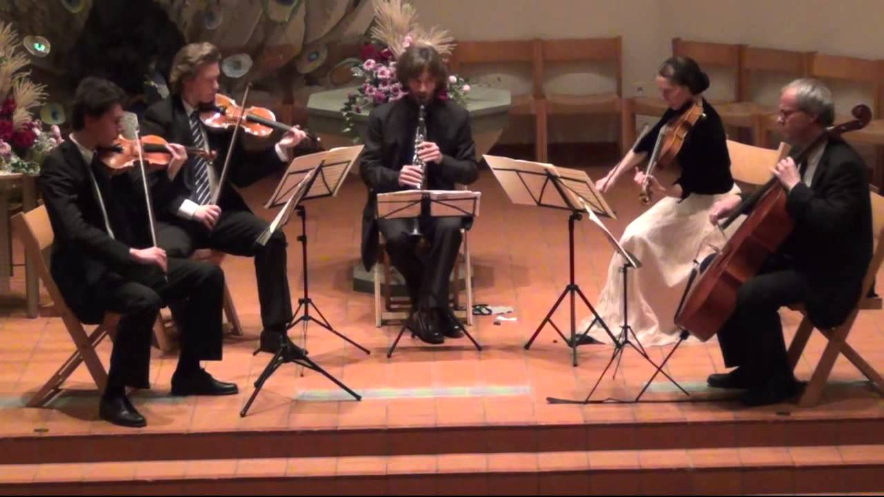 BRAHMS CLARINET QUINTET Op.115 Mov 3 DIMITRI ASHKENAZY & QUARTET ALTER ...