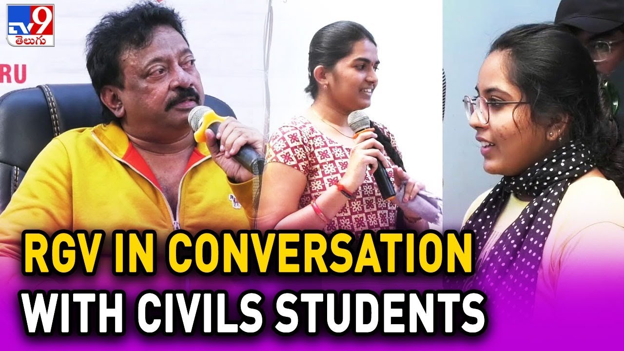 RGV In Conversation With Civils Students - TV9 - YouTube