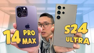 Đừng chửi mình vì so sánh Galaxy S24 Ultra với iPhone 14 Pro Max nhé 🥹