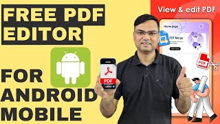 (Hindi) Top Free PDF Editing apps for Android | How to Edit PDF file in mobile