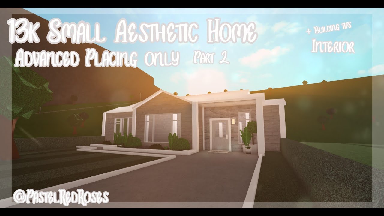 Small Aesthetic Home 30k | Roblox Bloxburg | Beginners + Tips ...