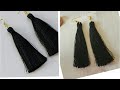 DIY Tassel earring.... how to make silk thread tassel earrings at home easily