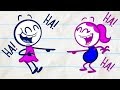 Pencilmate SWAPS Bodies!  | Animated Cartoons Characters | Animated Short Films