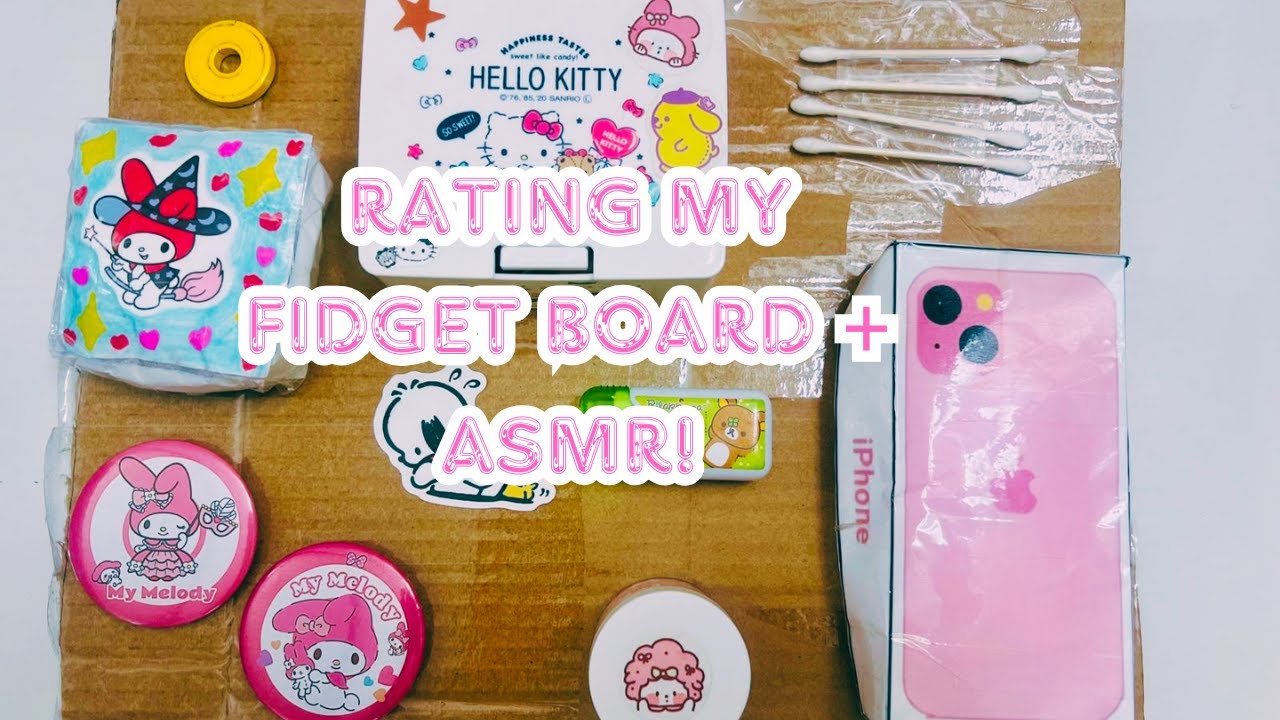 Rating My Fidget Board Asmr Youtube