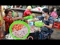 Market show, Duck Egg Ovary sour cooking taste | Fresh soup from Duck egg ovary | Cooking with Sros